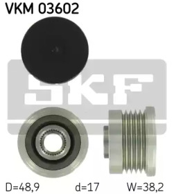 Механизм свободного хода генератора SKF для NISSAN PRIMASTAR Фургон (X83) 1.9 dCi 100